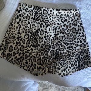 Cheetah skort